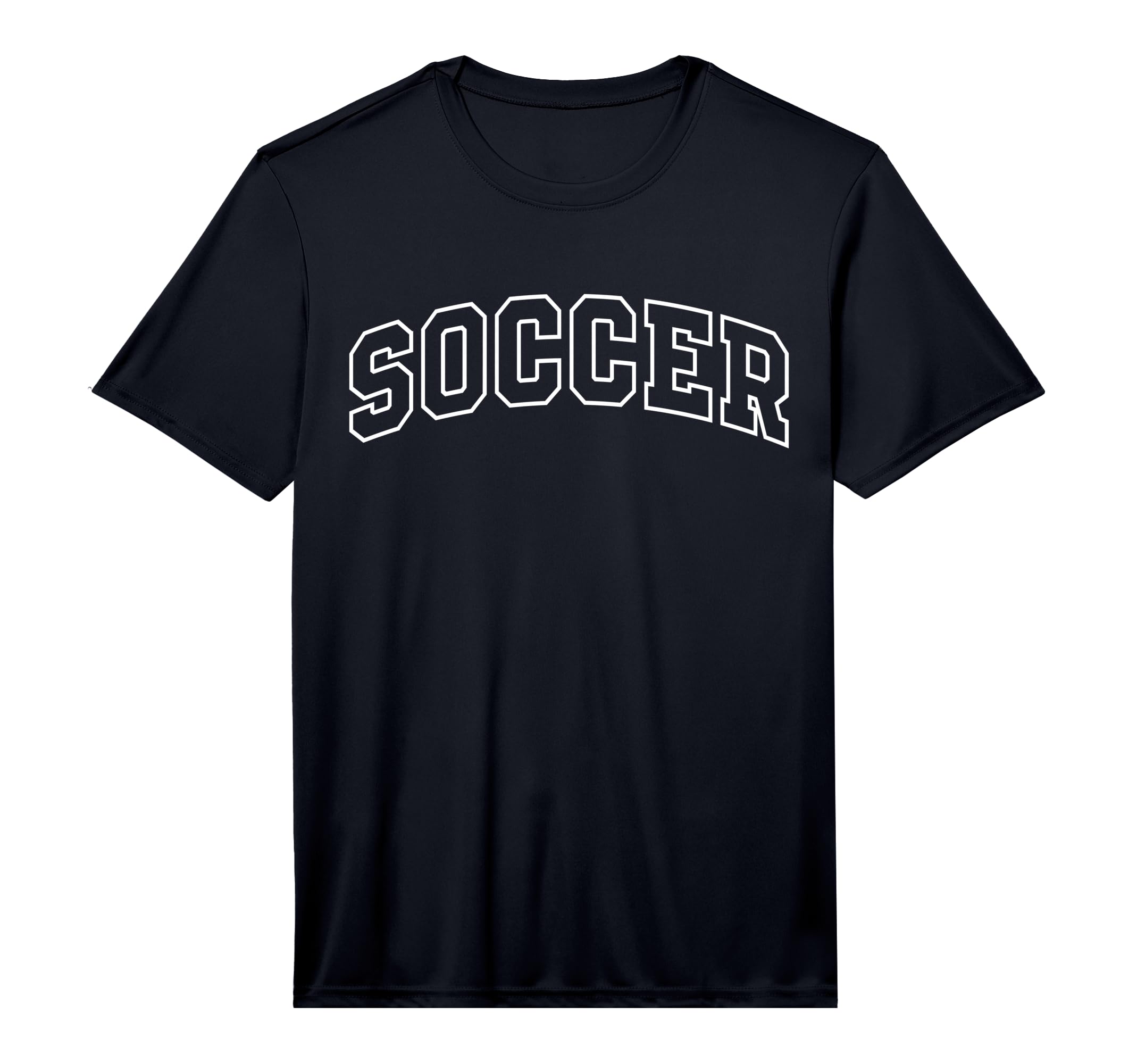 Soccer Funny Athletic Lettering Team T-Shirt - Novelty Apparel Men Women - T-Shirt, Sweatshirt, Hoodie