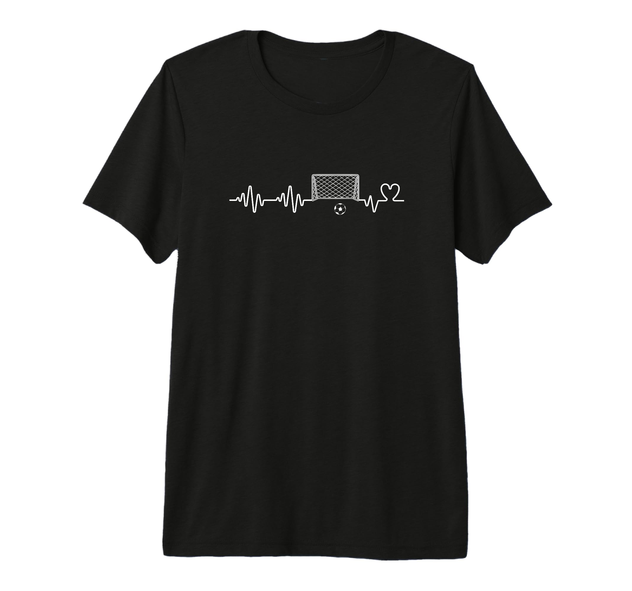 Soccer Player Heartbeat Funny Soccer T-Shirt - Novelty Apparel Men Women - T-Shirt, Sweatshirt, Hoodie