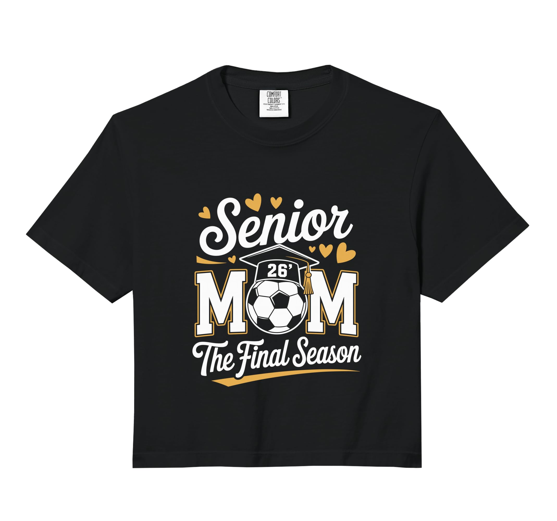Senior Soccer Mom Class 2026 Comfort Sweatshirt - Custom Art Print Unisex - T-Shirt, Sweatshirt, Hoodie