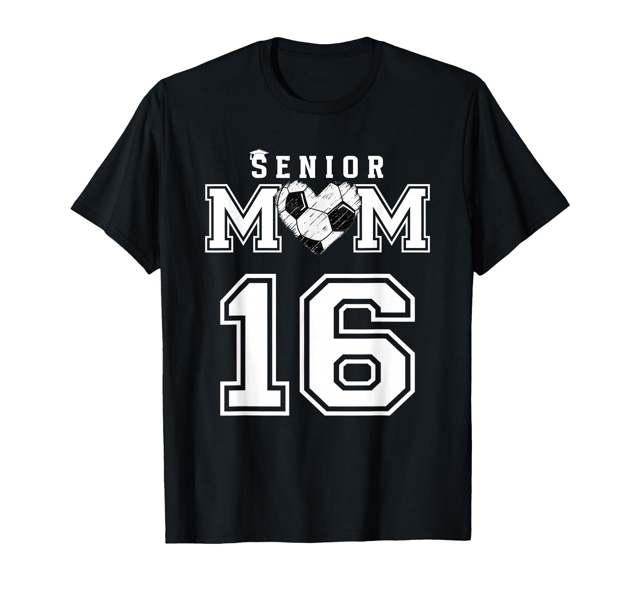 Proud Senior Soccer Mom Custom Jersey T-Shirt - Trendy Graphic for Adults - T-Shirt, Sweatshirt, Hoodie