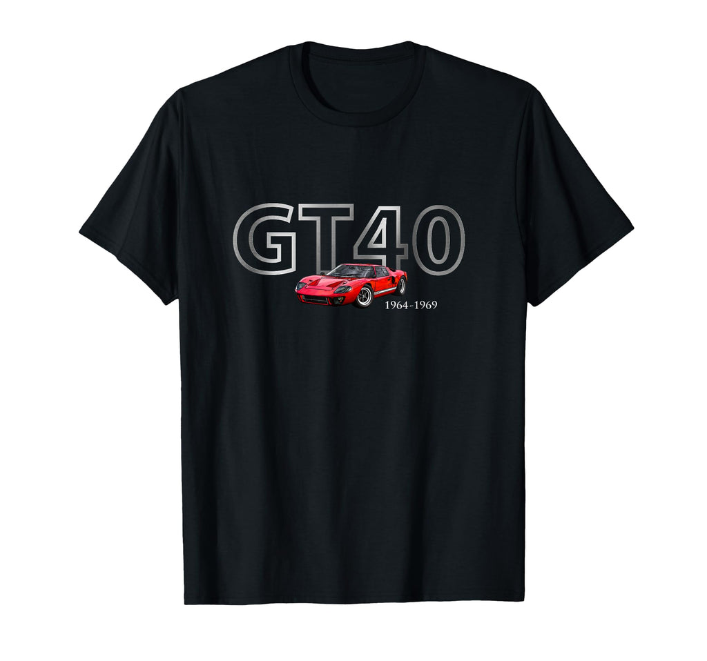 Cars 1966 Gt40 Sports Car Rare Car Guys T-Shirt - Graphic Print Men Women - T-Shirt, Sweatshirt, Hoodie