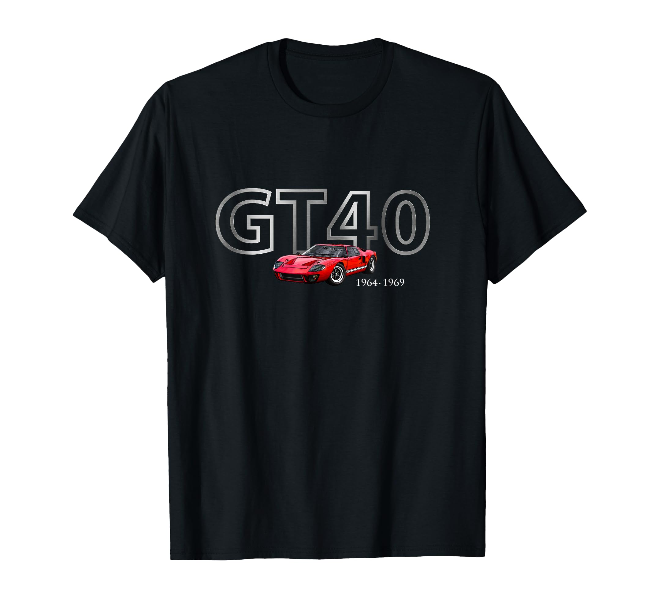 Cars 1966 Gt40 Sports Car Rare Car Guys T-Shirt - Graphic Print Men Women - T-Shirt, Sweatshirt, Hoodie