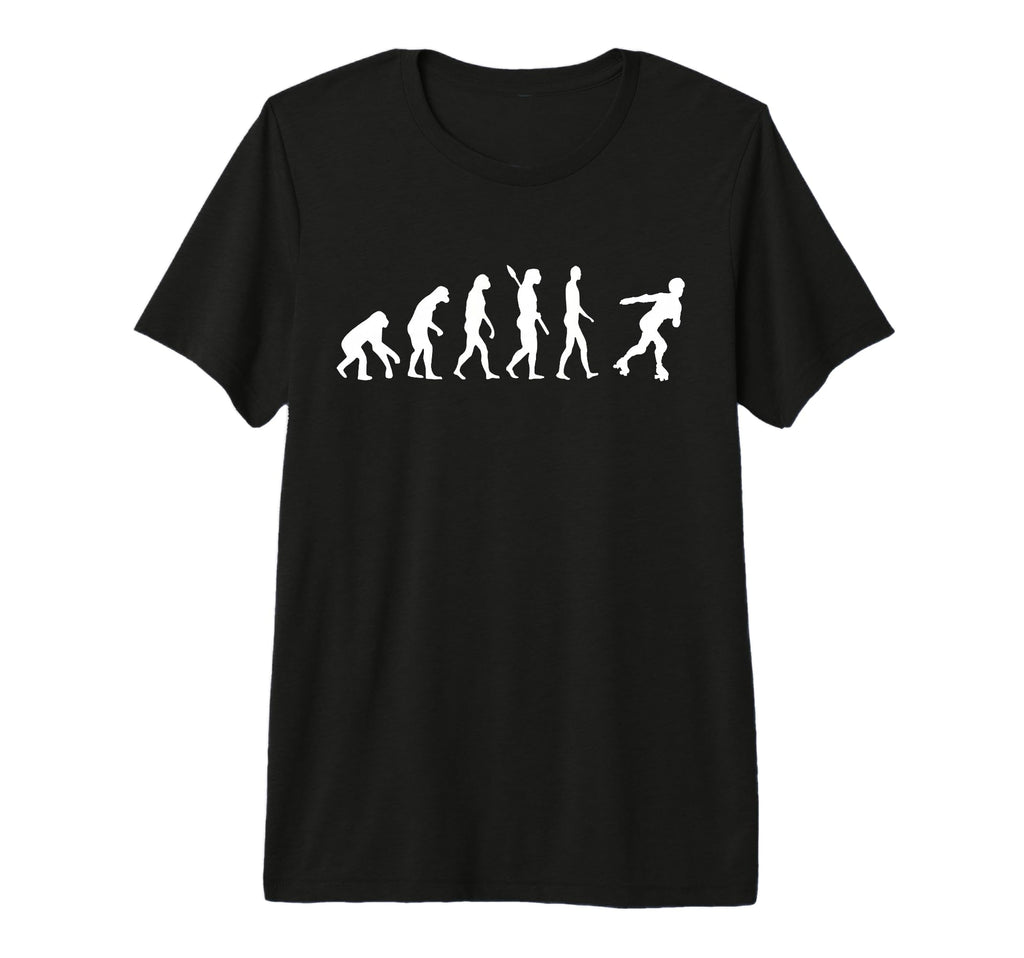 Roller Skates Rider Evolution Roller T-Shirt - Novelty Apparel for Adults - T-Shirt, Sweatshirt, Hoodie