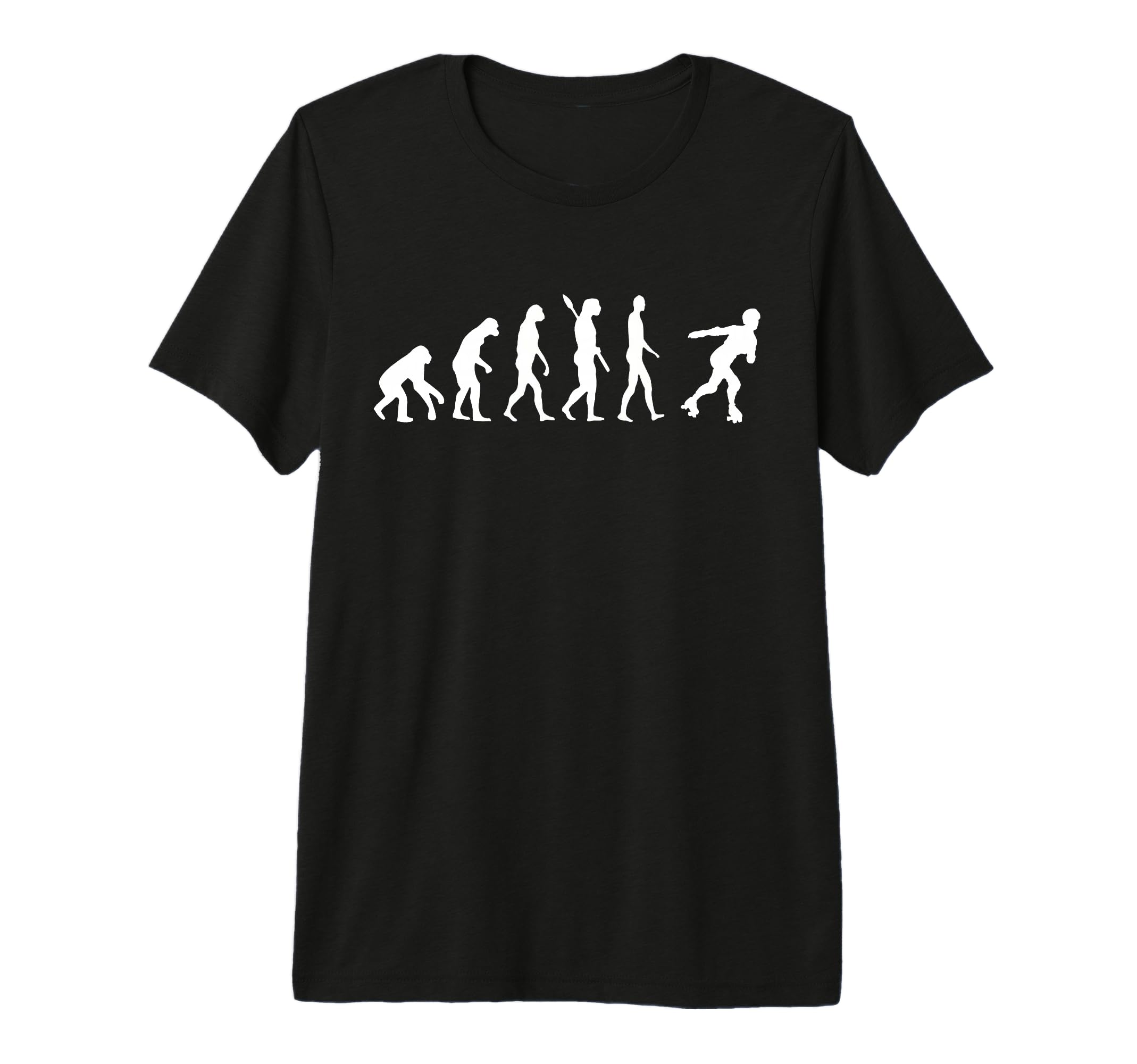Roller Skates Rider Evolution Roller T-Shirt - Novelty Apparel for Adults - T-Shirt, Sweatshirt, Hoodie