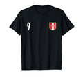Peru Soccer 9 Peruvian Shield T-Shirt - Aesthetic Graphic Men Women - T-Shirt, Sweatshirt, Hoodie