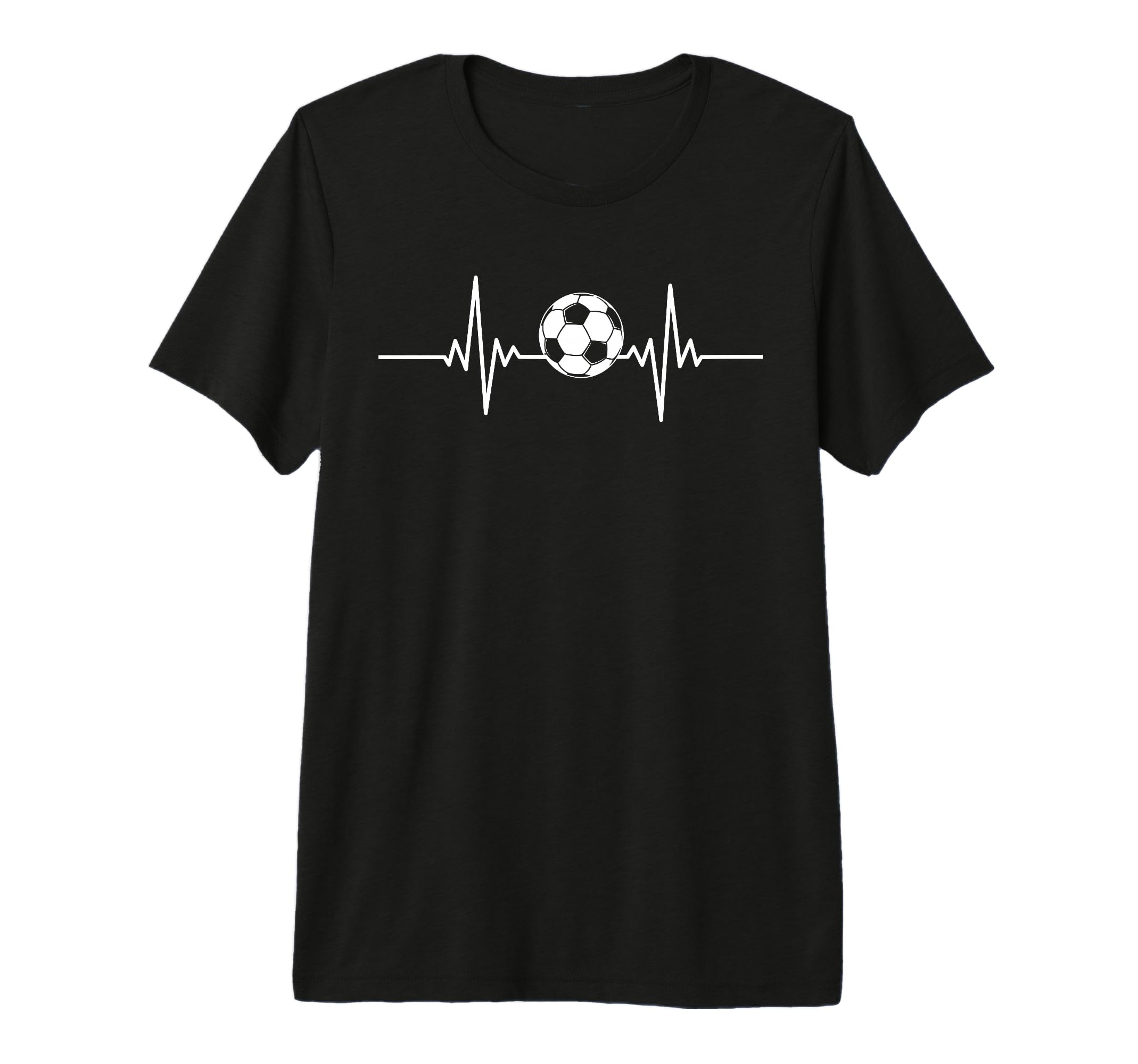 Soccer Heartbeat Soccer Ball Heartbeat T-Shirt - Novelty Apparel Unisex - T-Shirt, Sweatshirt, Hoodie