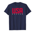 Usa Soccer Text United States Soccer T-Shirt - Graphic Print for Adults - T-Shirt, Sweatshirt, Hoodie