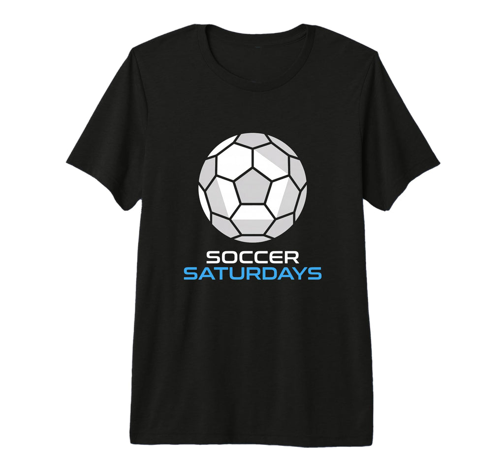 Soccer Saturdays Soccer Mom And Dad T-Shirt - Unique Graphic for Adults - T-Shirt, Sweatshirt, Hoodie