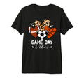 Game Day Vibes Funny Soccer Basketball T-Shirt - Graphic Print Men Women - T-Shirt, Sweatshirt, Hoodie