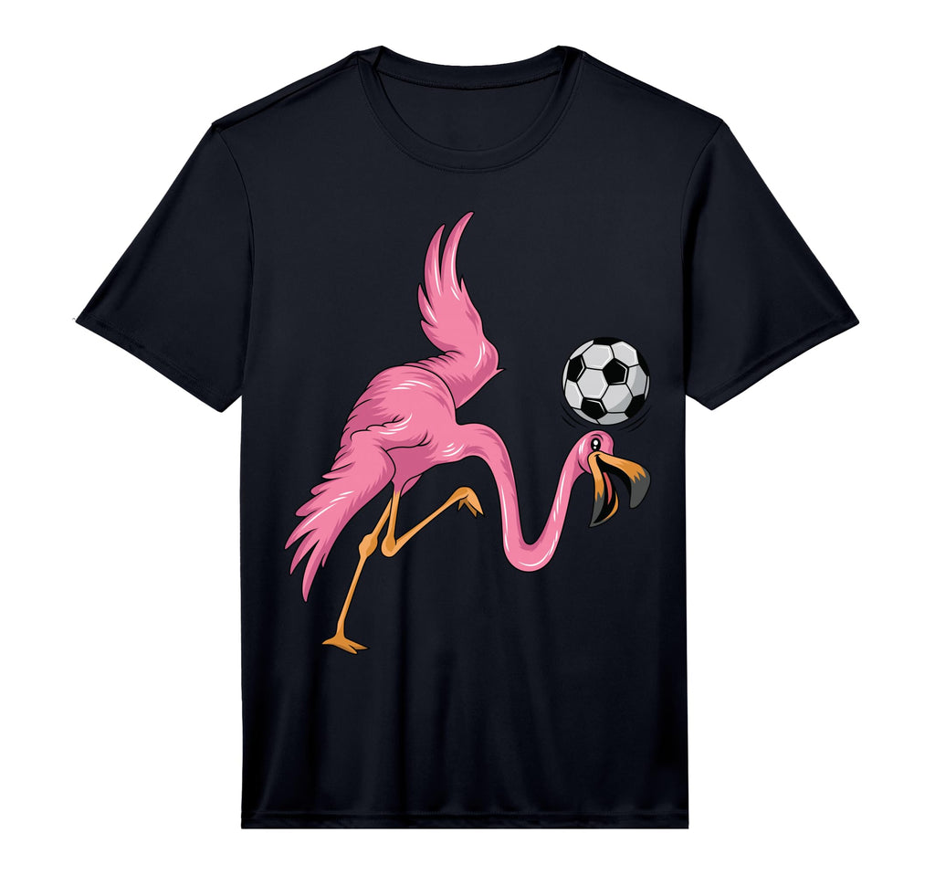 Flamingo Playing Soccer Flamingo T-Shirt - Novelty Apparel Men Women - T-Shirt, Sweatshirt, Hoodie