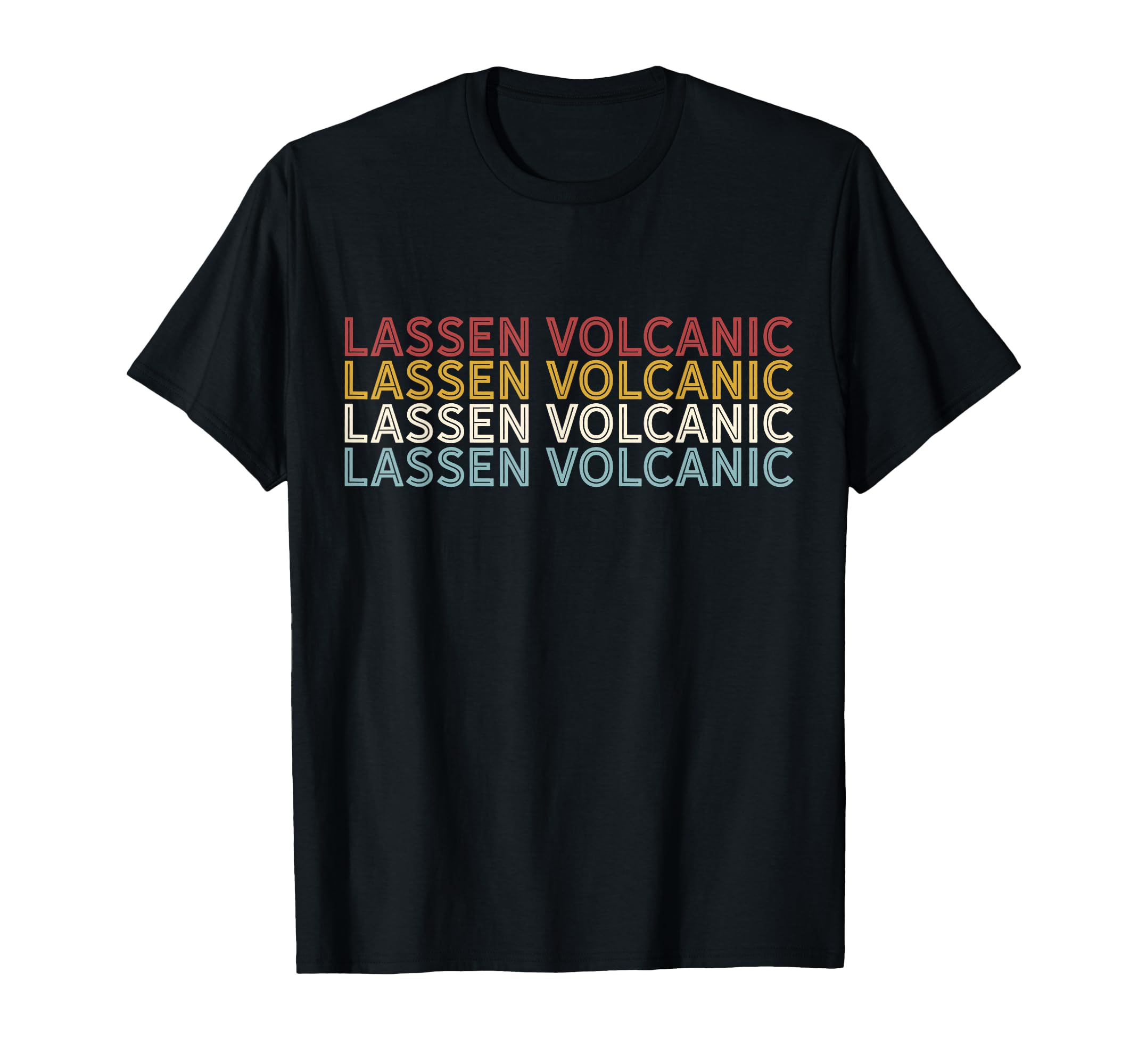 70S Usa Lassen Volcanic National T-Shirt - Casual Everyday Wear Men Women - T-Shirt, Sweatshirt, Hoodie