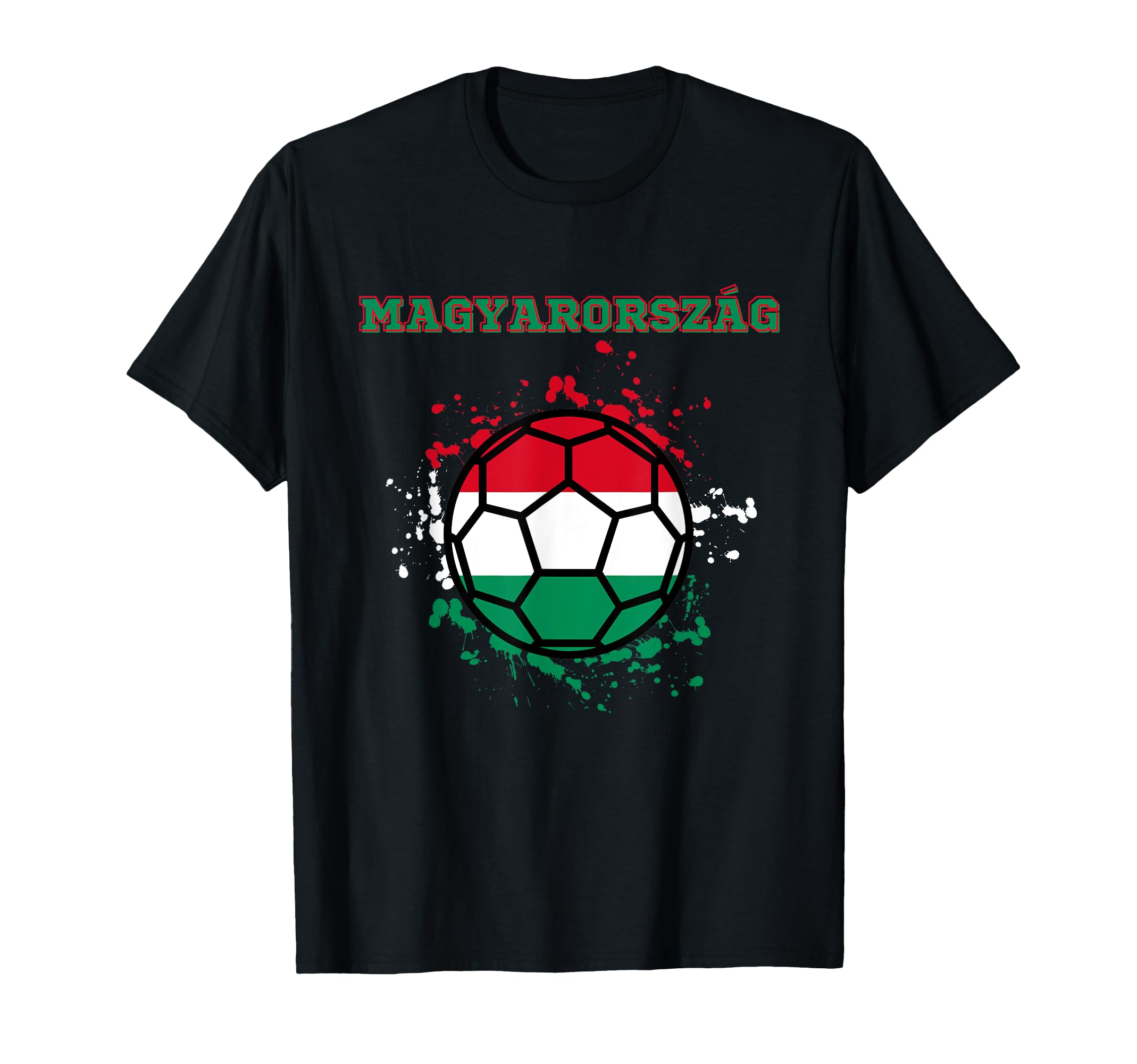Hungary Soccer Hungarian Flag Fan T-Shirt - Unique Graphic for Adults - T-Shirt, Sweatshirt, Hoodie