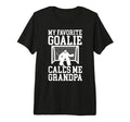 Mens Field Hockey Goalie Grandpa Field T-Shirt - Unique Graphic Men Women - T-Shirt, Sweatshirt, Hoodie