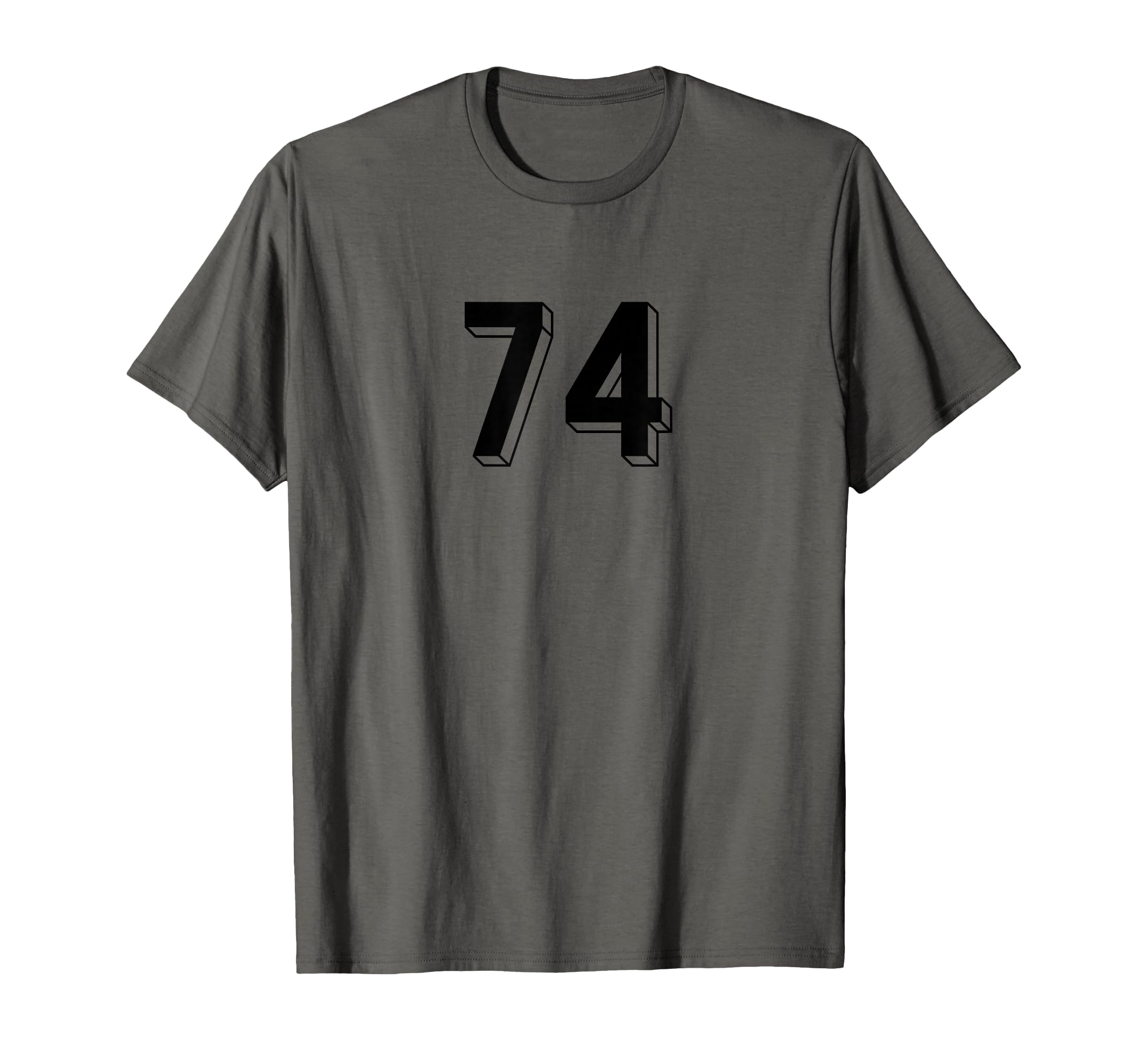 Number 74 80S 90S Soccer Team Jersey T-Shirt - Graphic Print for Adults - T-Shirt, Sweatshirt, Hoodie
