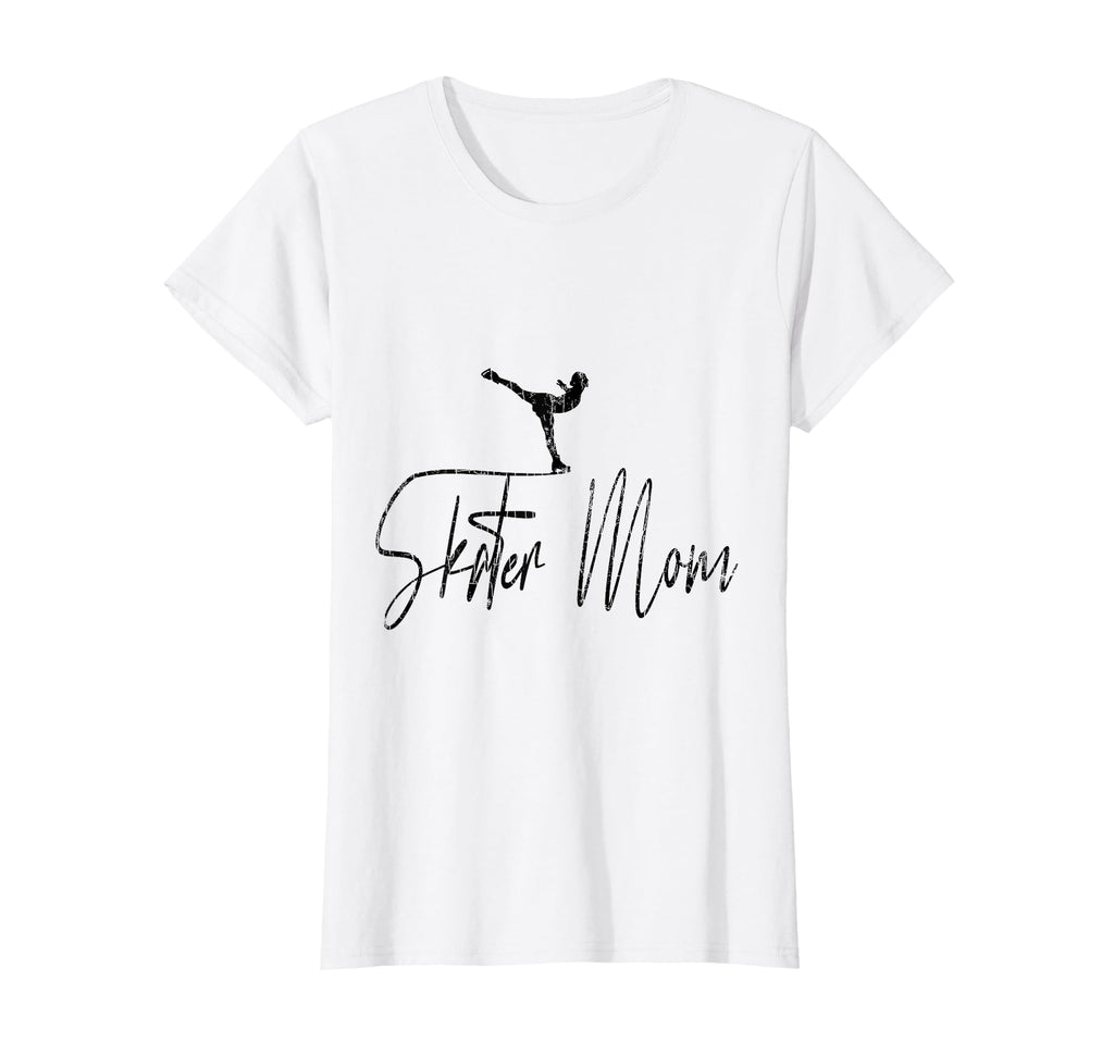 Skater Mom Fun Figure Skate Ice Skating T-Shirt - Graphic Print Unisex - T-Shirt, Sweatshirt, Hoodie