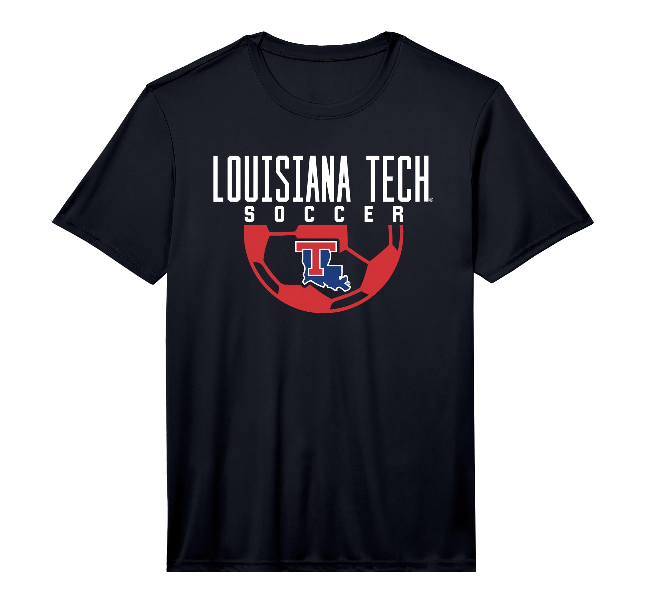 Louisiana Tech Bulldogs Soccer T-Shirt - Casual Everyday Wear Men Women - T-Shirt, Sweatshirt, Hoodie
