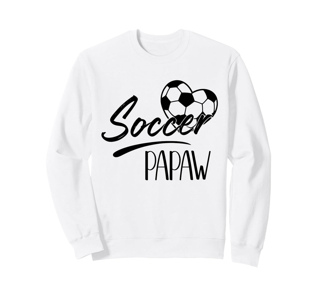 Soccer Papaw Heart Family Matching Sweatshirt - Aesthetic Graphic Unisex - T-Shirt, Sweatshirt, Hoodie