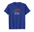 Flowers Red Soccer Grandma T-Shirt - Trendy Graphic Men Women - T-Shirt, Sweatshirt, Hoodie