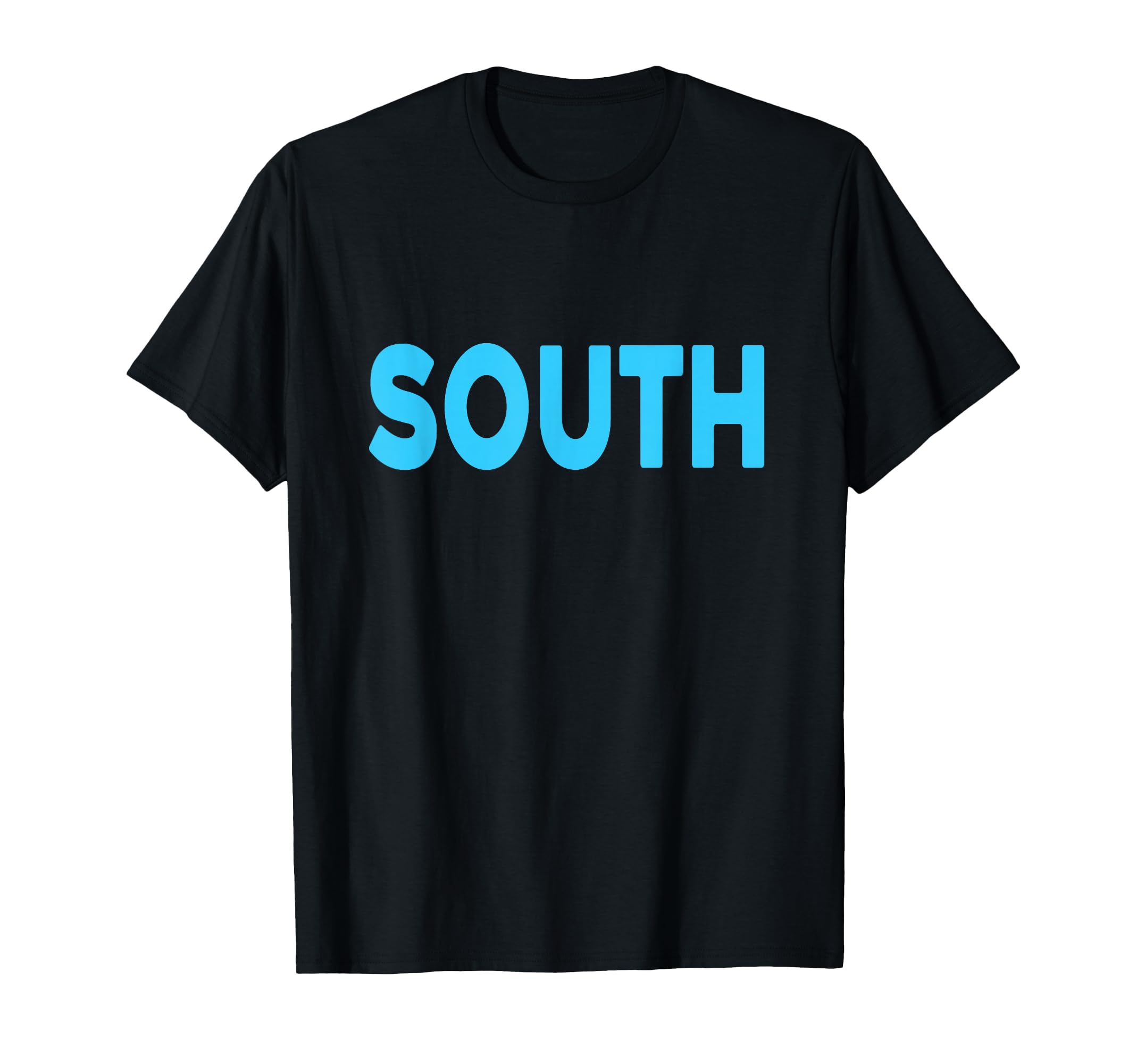 Blue South Team Colors Spirit Sports T-Shirt - Custom Art Print Unisex - T-Shirt, Sweatshirt, Hoodie