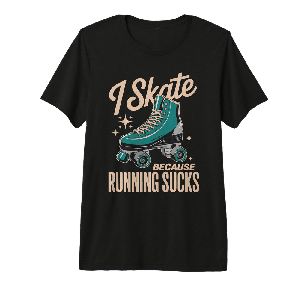 I Skate Because Running Sucks Sunset T-Shirt - Aesthetic Graphic Unisex - T-Shirt, Sweatshirt, Hoodie