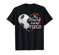 My Heart Is Field Soccer Mom Womens T-Shirt - Casual Everyday Wear Unisex - T-Shirt, Sweatshirt, Hoodie