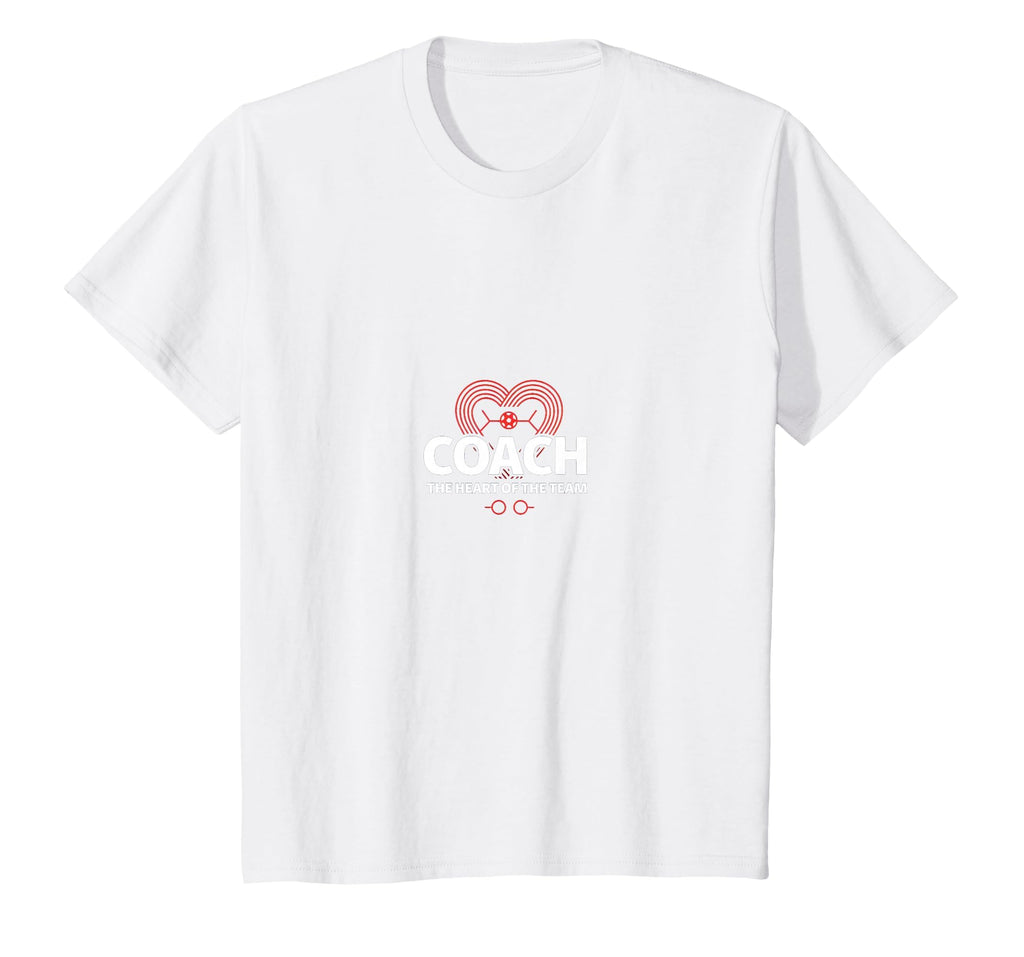 Soccer Coach Heart Team Inspiring Baseball T-Shirt - Unique Graphic Unisex - T-Shirt, Sweatshirt, Hoodie