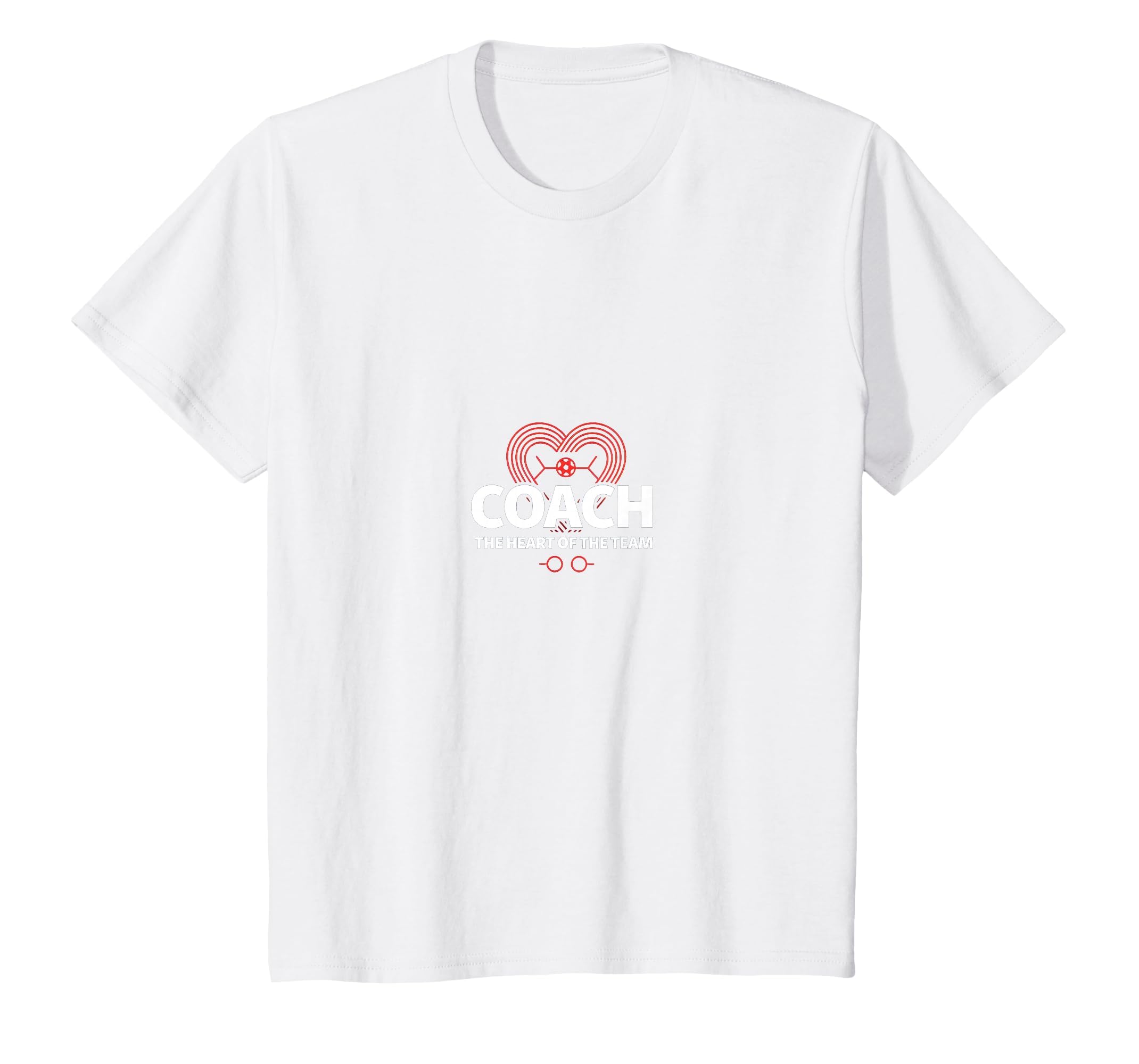Soccer Coach Heart Team Inspiring Baseball T-Shirt - Unique Graphic Unisex - T-Shirt, Sweatshirt, Hoodie