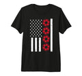 American Flag Red Soccer Balls Football T-Shirt - Minimalist Print Unisex - T-Shirt, Sweatshirt, Hoodie