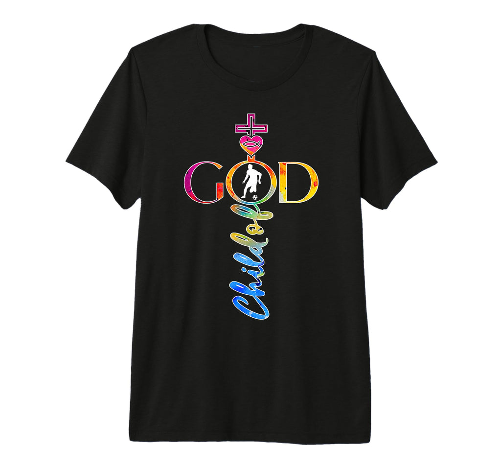 Religious Jesus Soccer Child God T-Shirt - Minimalist Print for Adults - T-Shirt, Sweatshirt, Hoodie
