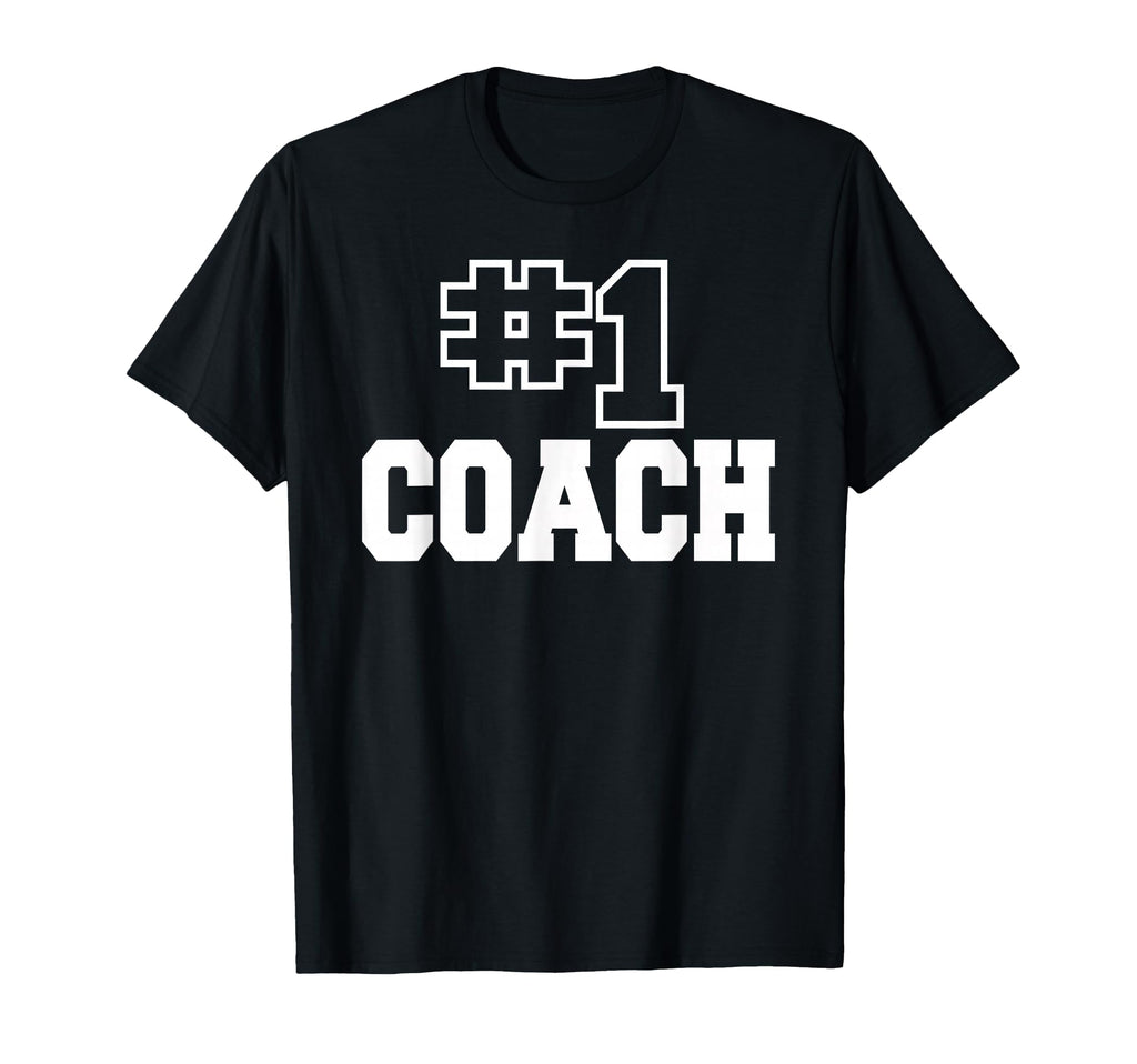 Number One Coach No 1 Manager Sports T-Shirt - Novelty Apparel Unisex - T-Shirt, Sweatshirt, Hoodie