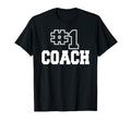 Number One Coach No 1 Manager T-Shirt - Aesthetic Graphic for Adults - T-Shirt, Sweatshirt, Hoodie