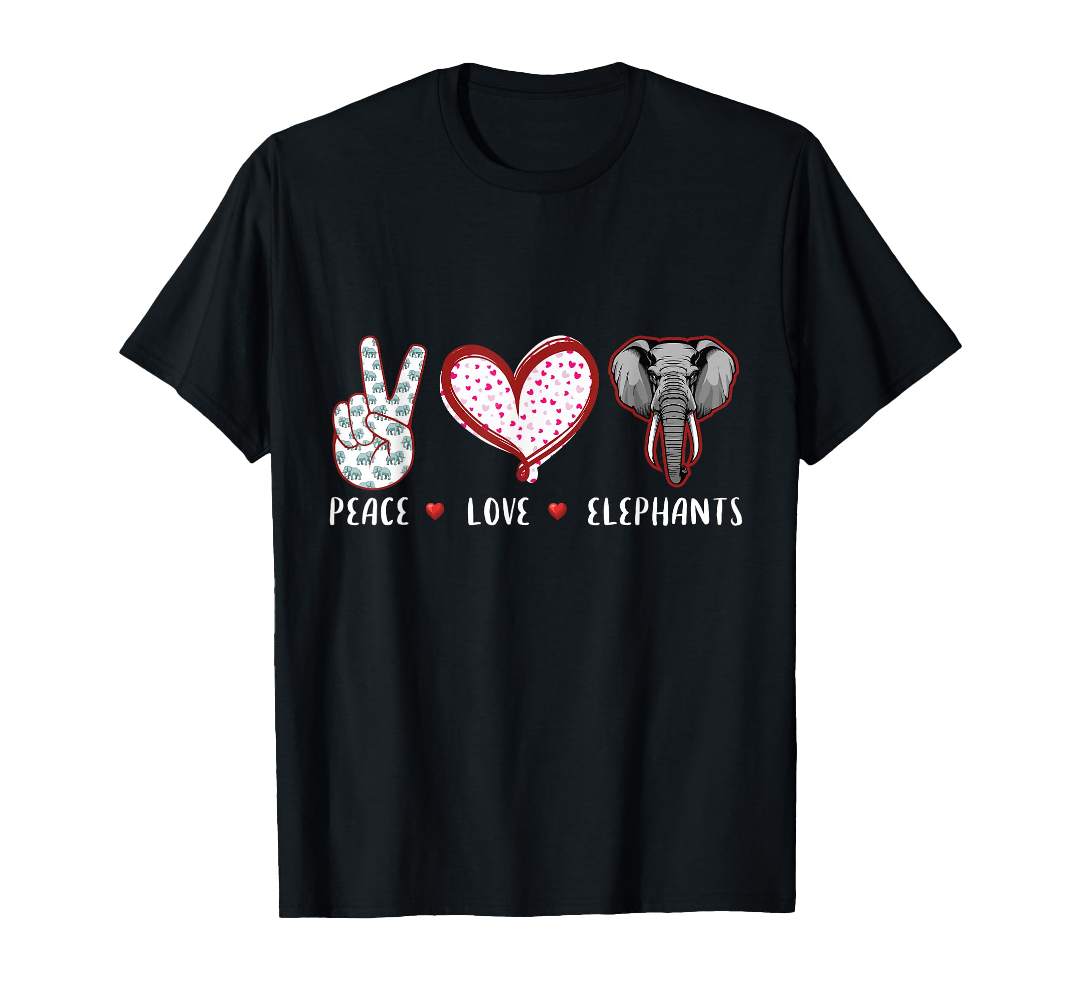 Love Peace Elephant Gifts Children T-Shirt - Aesthetic Graphic Men Women - T-Shirt, Sweatshirt, Hoodie
