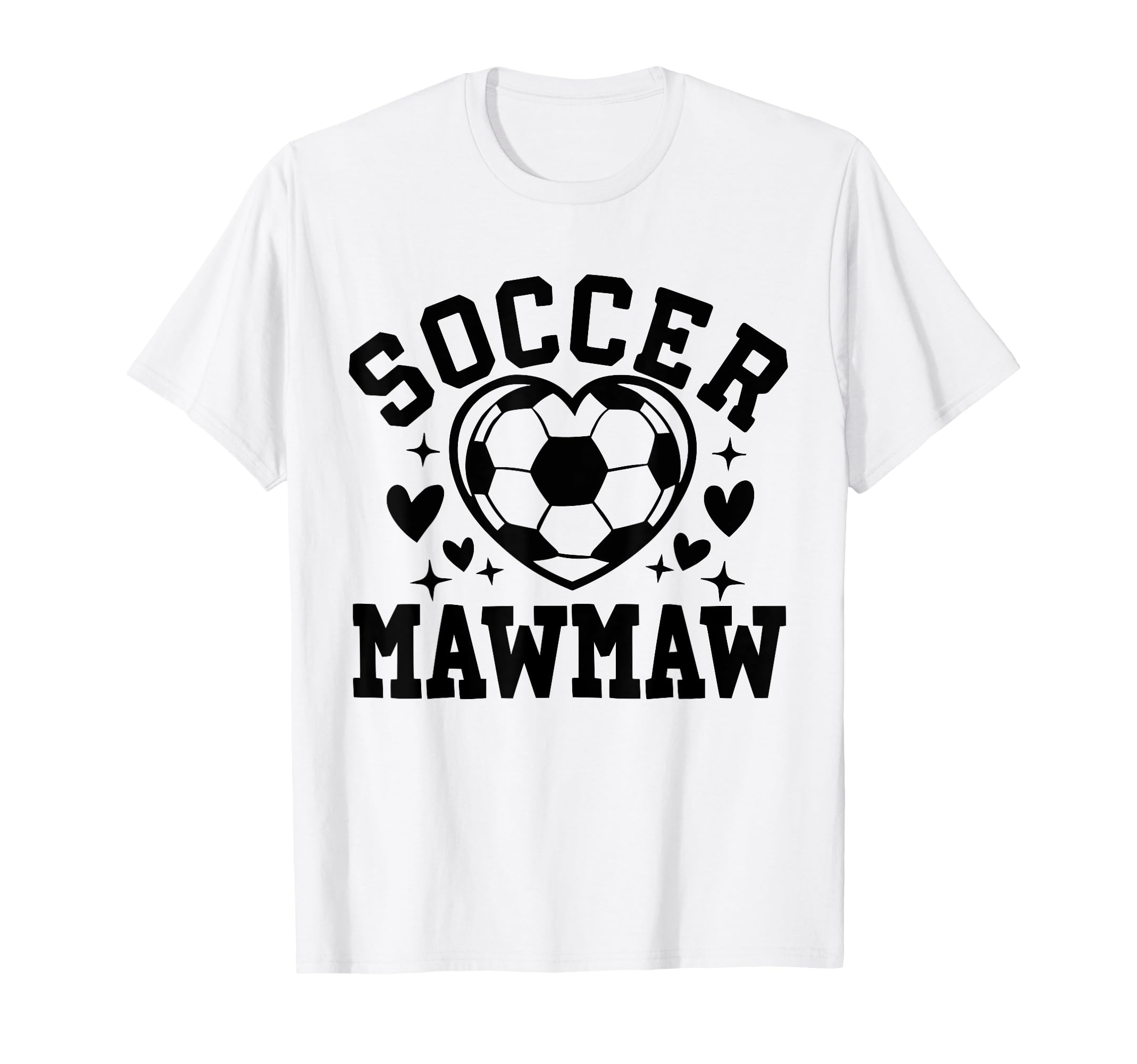 Soccer Mawmaw Heart Sport Lover T-Shirt - Custom Art Print for Adults - T-Shirt, Sweatshirt, Hoodie