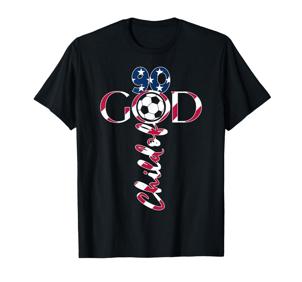 Jesus 90 Years Child God Soccer 90Th T-Shirt - Minimalist Print for Adults - T-Shirt, Sweatshirt, Hoodie