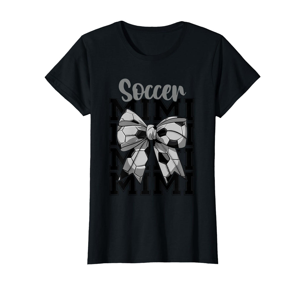 Soccer Mimi Coquette Bow Biggest Fan T-Shirt - Novelty Apparel Men Women - T-Shirt, Sweatshirt, Hoodie