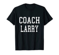 Coach Larry Custom Football Soccer T-Shirt - Minimalist Print for Adults - T-Shirt, Sweatshirt, Hoodie