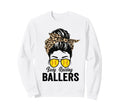 Busy Raising Ballers Softball Messy Sweatshirt - Custom Art Print Unisex - T-Shirt, Sweatshirt, Hoodie
