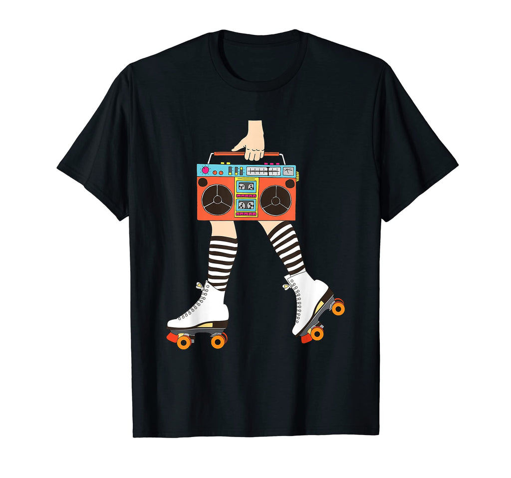 Roller Skate Radio Skater Disco 70S 80S T-Shirt - Novelty Apparel Unisex - T-Shirt, Sweatshirt, Hoodie
