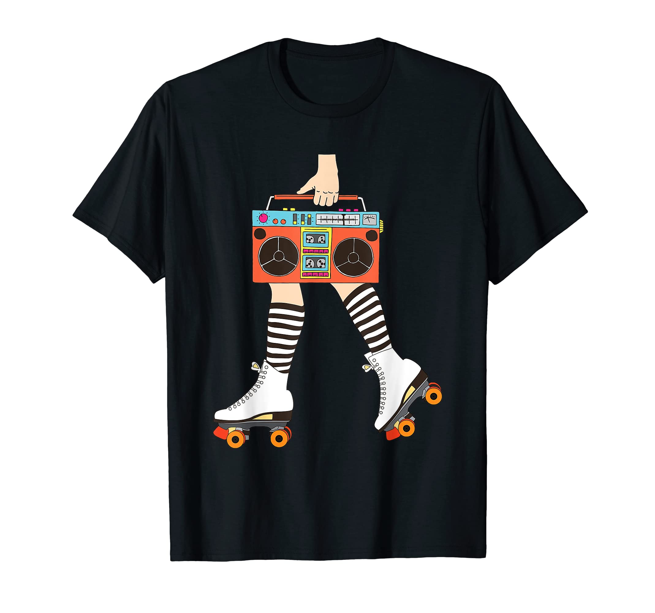 Roller Skate Radio Skater Disco 70S 80S T-Shirt - Novelty Apparel Unisex - T-Shirt, Sweatshirt, Hoodie