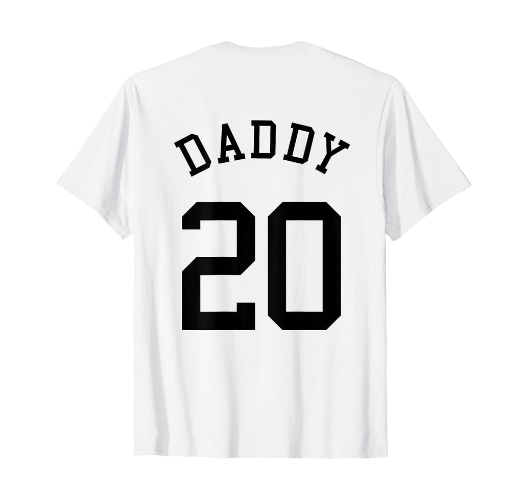 Daddy No 20 Football Dad Baseball Father T-Shirt - Graphic Print Men Women - T-Shirt, Sweatshirt, Hoodie