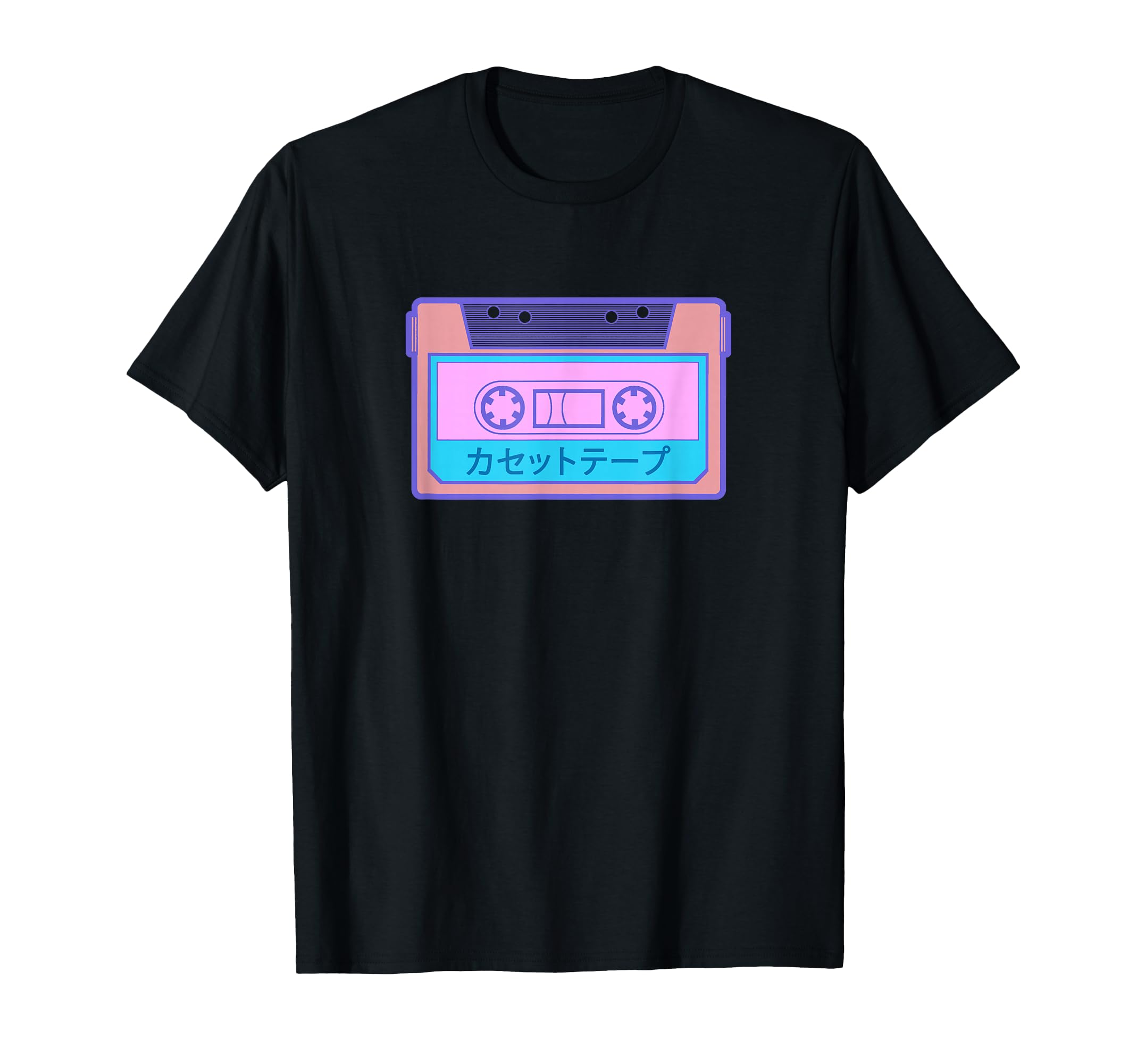 Japanese Aesthetic Cassette Tape T-Shirt - Aesthetic Graphic for Adults - T-Shirt, Sweatshirt, Hoodie