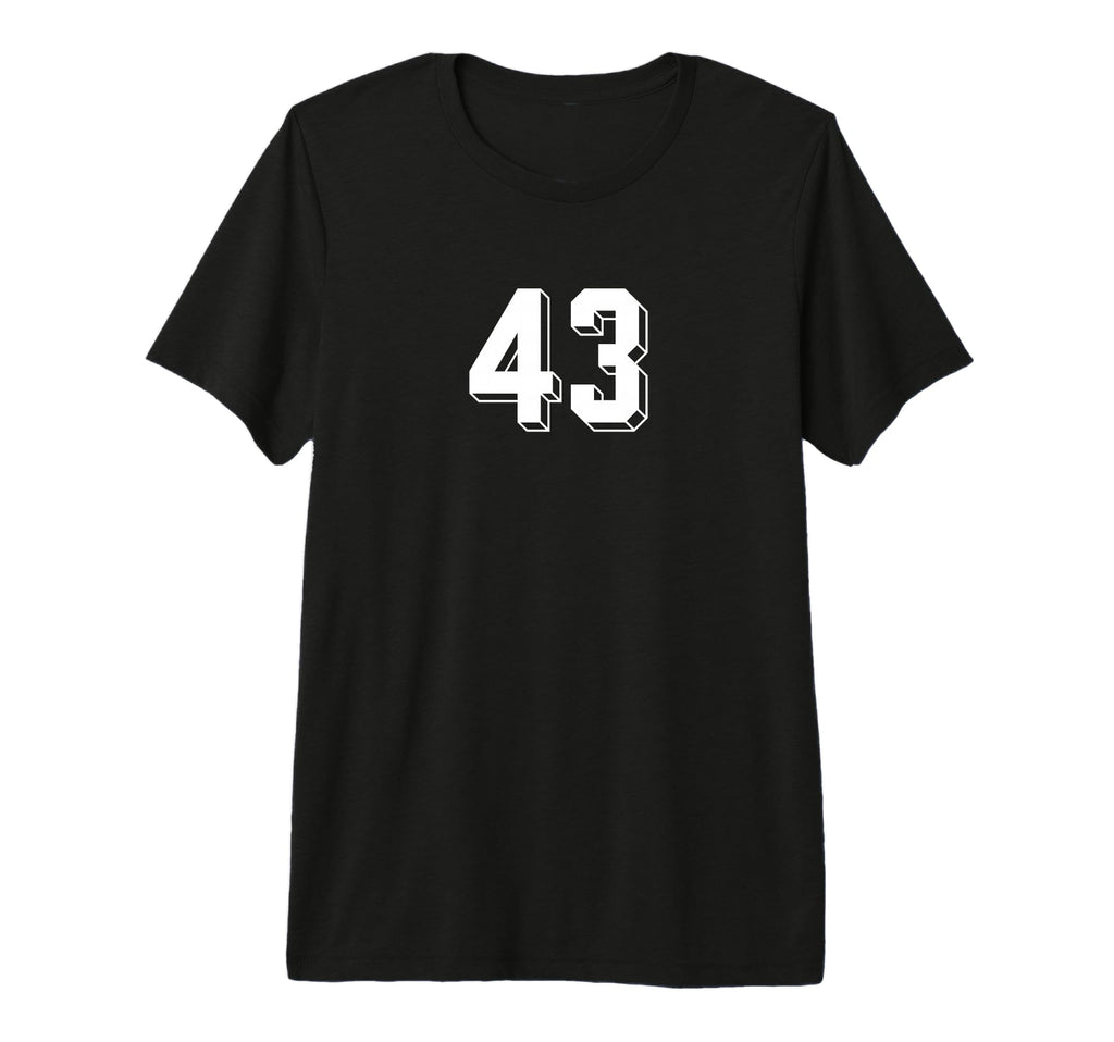 Number 43 80S 90S Soccer Team T-Shirt - Casual Everyday Wear for Adults - T-Shirt, Sweatshirt, Hoodie