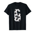 Soccer Player Number 6 Six Soccer T-Shirt - Graphic Print Men Women - T-Shirt, Sweatshirt, Hoodie