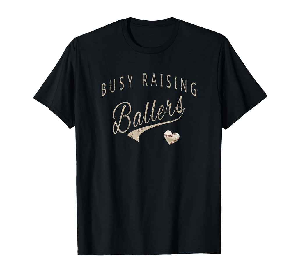 Busy Raising Ballers Mens Womens I T-Shirt - Minimalist Print Men Women - T-Shirt, Sweatshirt, Hoodie