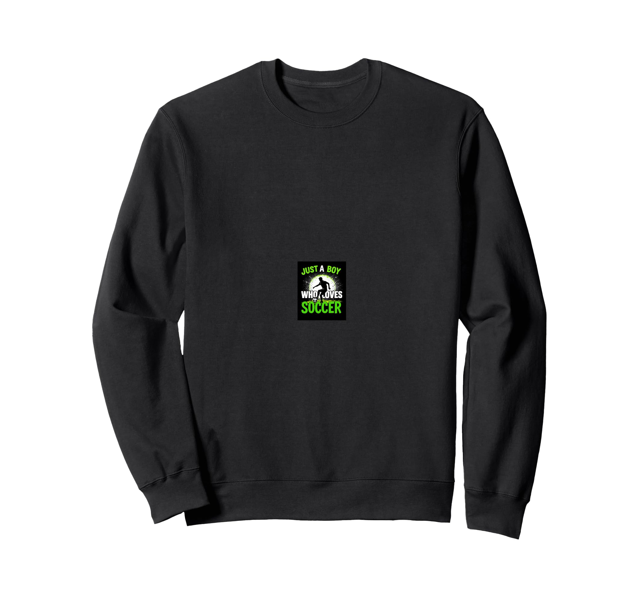 Just Who Loves Soccer Lover Sweatshirt - Minimalist Print for Adults - T-Shirt, Sweatshirt, Hoodie
