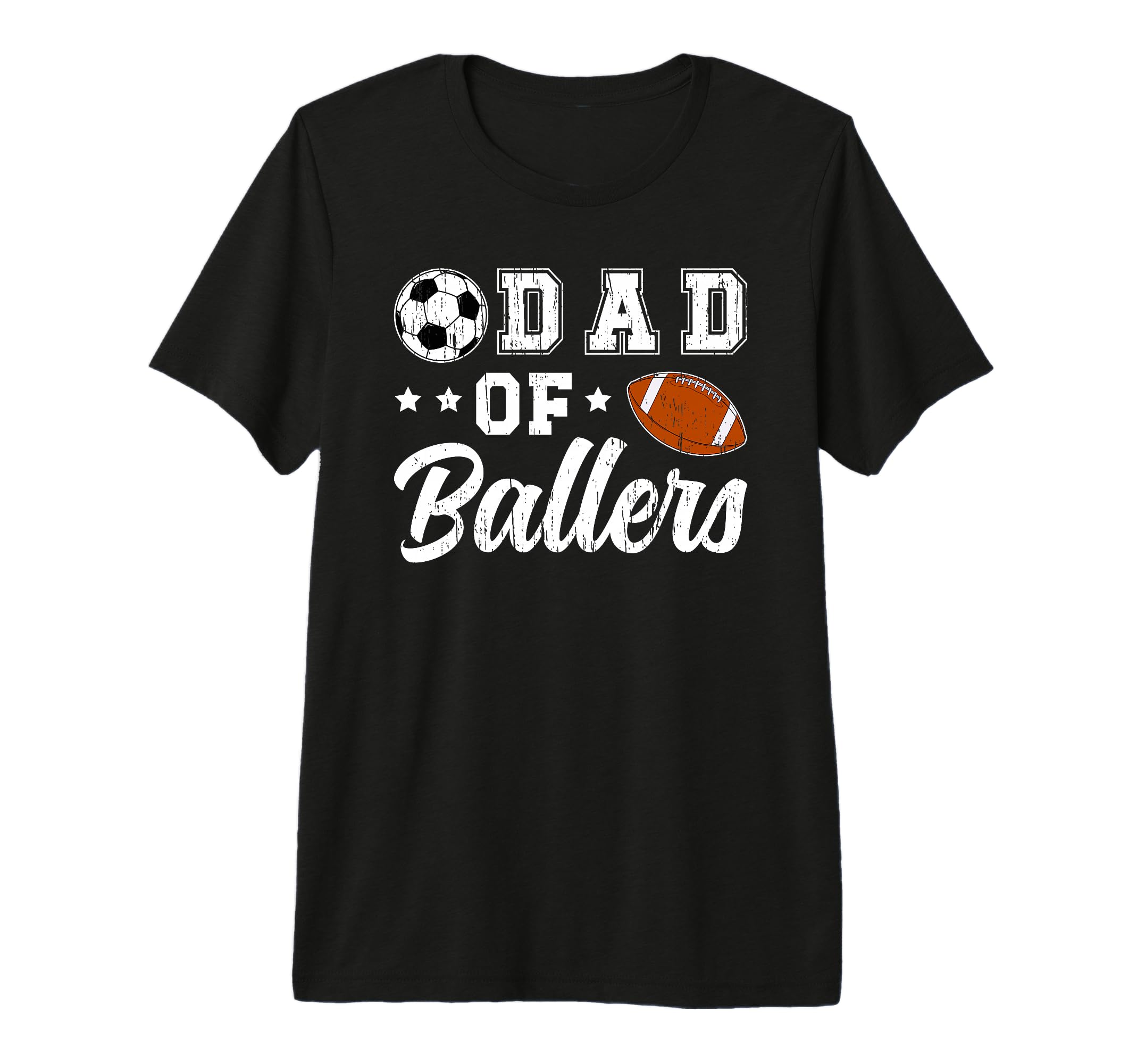 Mens Dad Ballers Soccer Football T-Shirt - Aesthetic Graphic for Adults - T-Shirt, Sweatshirt, Hoodie