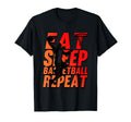 Funny Eat Sleep Basketball Repeat T-Shirt - Unique Graphic for Adults - T-Shirt, Sweatshirt, Hoodie