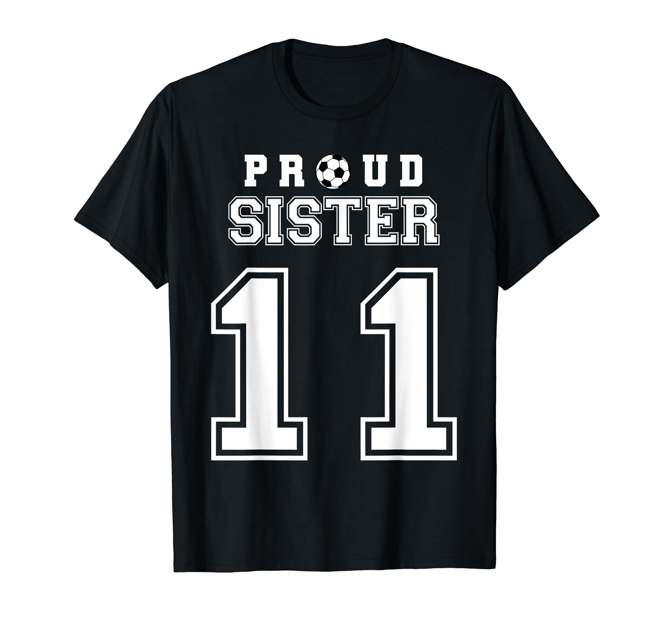 Number 11 Custom Proud Soccer Futbol T-Shirt - Trendy Graphic for Adults - T-Shirt, Sweatshirt, Hoodie