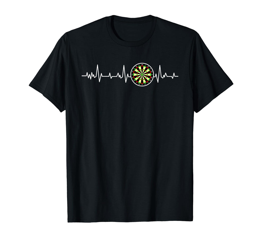 Heartbeat Dart Player Dart Heart Rate T-Shirt - Custom Art Print Men Women - T-Shirt, Sweatshirt, Hoodie