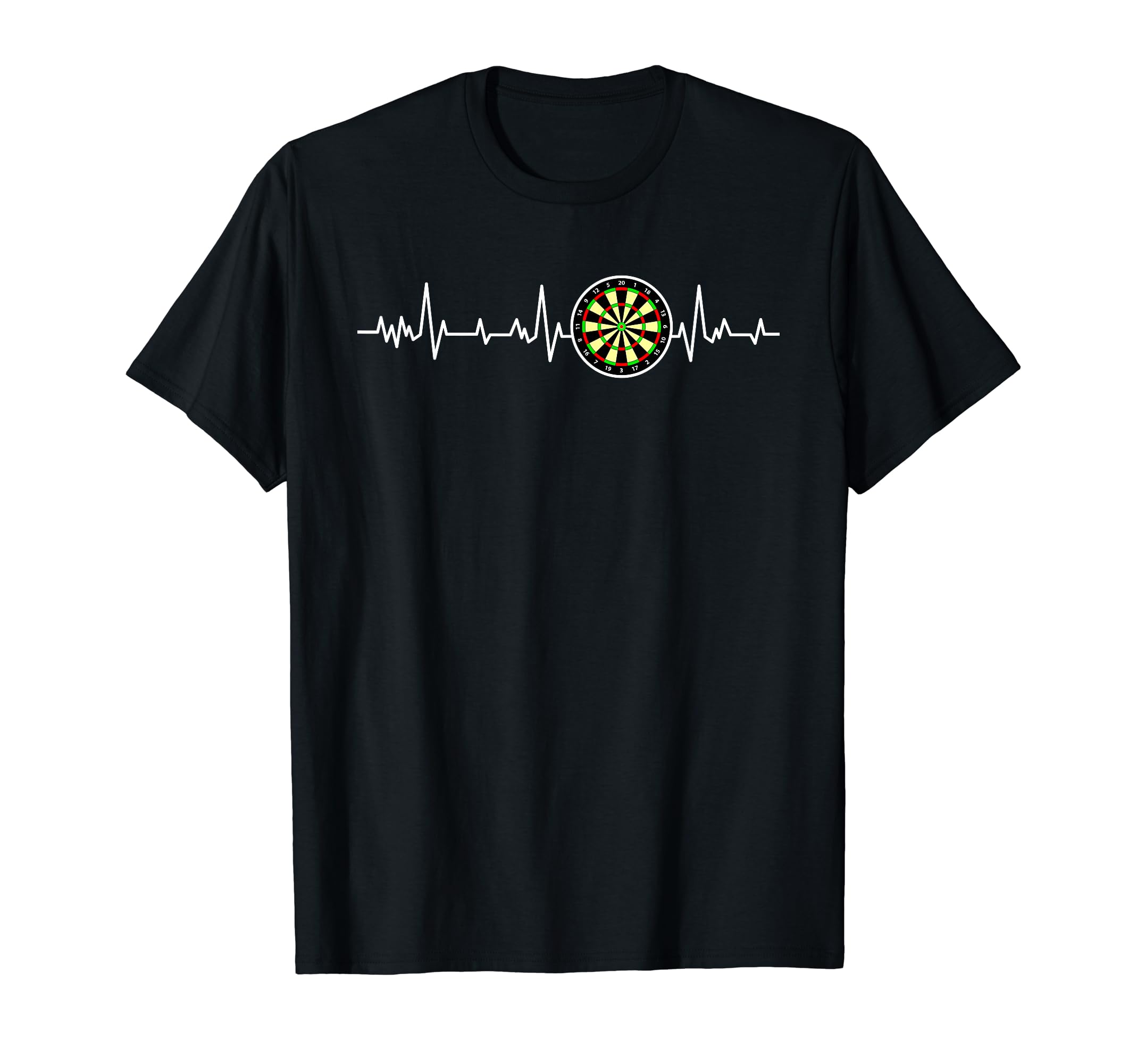Heartbeat Dart Player Dart Heart Rate T-Shirt - Custom Art Print Men Women - T-Shirt, Sweatshirt, Hoodie